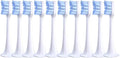 Brush HeadsCompatible for T300/T500 10Pcs Replacement Toothbrush(10pcsBlue-L)