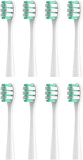 Toothbrush Replacement Heads Compatible for SOOCAS MT1 Spark Electric Soft Dupont Bristles Nozzles4/8/16pcs(8pcs White)
