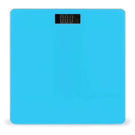 Energy Saving Scale Bathroom Weighing Scale Smart Scale for Body Weight Digital Blue