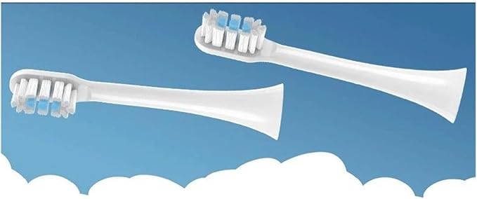 Replacement Toothbrush HeadsCompatible for Mijia T301/T302/T501C Electric(8 pcs Purple)