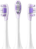 Compatible for Toothbrush Pro Replacement Heads (3 Pack) - Shock-AbsorbingFood-Grade Fade Reminder