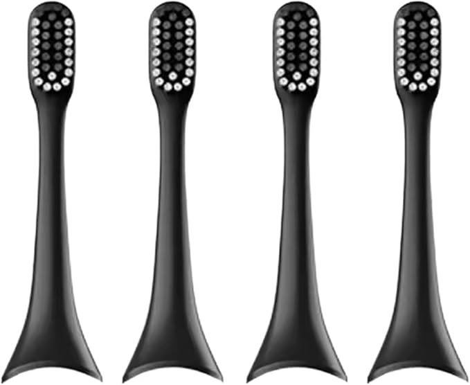 4/8PCS Replacement Toothbrush Head Compatible for ENCHEN Aurora T+/T2 Electric Accessories Adult Nozzle(5 White 5Black)