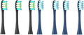 Compatible for Flow/X/X PRO/ Z1/ F1/ One/Air 2 /SE Brush Heads Soft Sonic Toothbrush Vacuum Bristle 7pcs Replacement(3Black 4Dark Blue)