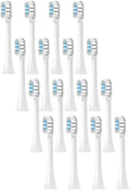 Compatible for T302 Electric Toothbrush Head(Blue-16pcs)