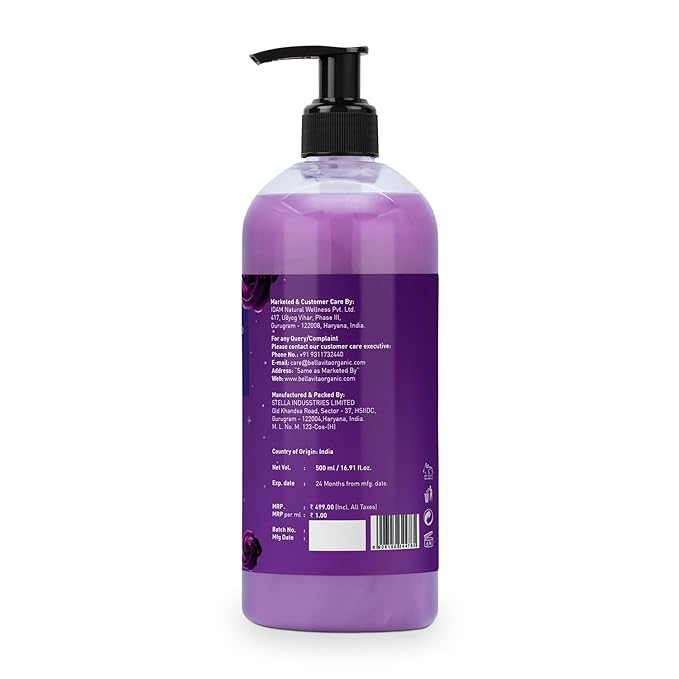 BVita Luxury Date Woman Body Wash Refreshing Shower Gel for Deep Cleansing Hydrating Moisturising Softer &amp Smoother Skin with Aloe Vera 500 Ml