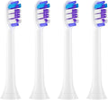 4/8pcs Replacement Toothbrush Heads Compatible with Soft Electric Brush Head(4PCS Purple)