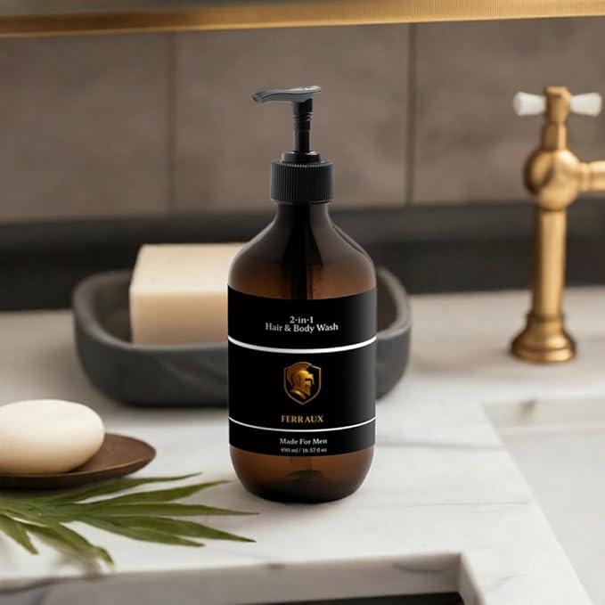 Ferraux 2-in-1 Hair &amp Body Wash For Men