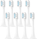 Replacement Brush Head Compatible with XIAOMI MIJIA T300/T500/T700 Sonic Electric Toothbrush Heads Soft Bristle Nozzle Deep Clean(8 pcs White Blue)