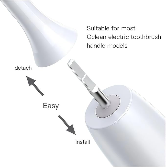 16pieces Replacement Brush Heads Compatible with Oclean SonicX/X Pro/ Z1/ SE / F1 / One / PW01/03/05/07/09 P5 Electric Toothbrush Heads(16 Pink)