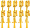 20PCS Toothbrush Heads for G7/P7/Y8/T9/T10/T6S/T7S/A7 Replacement Brush Head Soft Bristle Vacuum with Cover(20PCS Yellow)