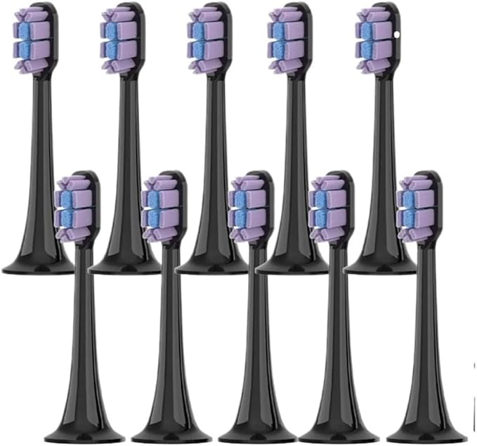 5/10PCS Replacement Brush Heads Compatible for XIAOMI MIJIA T700 Mes604 Sonic Electric Toothbrush Bristle with Caps Sealed Pack(10Pcs Adapts to T700)