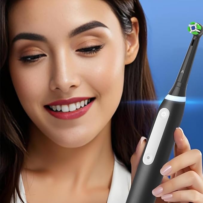 iO Replacement Heads Compatible with Oral B iO Electric Toothbrush Toothbrush Head for Oral b iO 2 3 4 5 6 7 8 9 10 Series (8 iO Black)