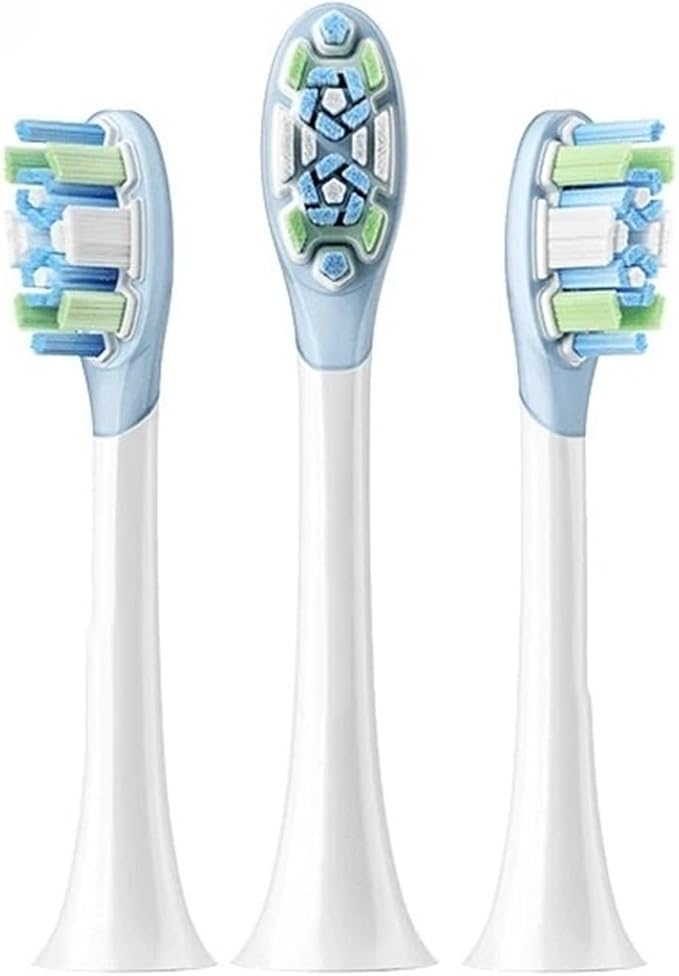 Toothbrush Replacement Heads (Soft &amp Clean)Compatible for MES609 MES610 MES613(Clean Heads)