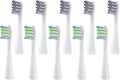Compatible for Replaceable Electric Toothbrush Brush Heads for X/X PRO/ Z1/ F1/One/Air 2/SE Soft Bristle Nozzles(5White 5Grey)