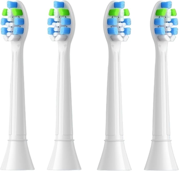 4-16Pack Replacement Toothbrush Heads Compatible for PhilipsSonicare Electric Tooth Brush Electric Tooth Brush Refill(4pcs White)
