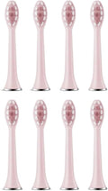 8pcs Replacement Toothbrush Heads Compatible for Revyline RL010 Electric Accessories Nozzles Bristles(8PCS Pink)
