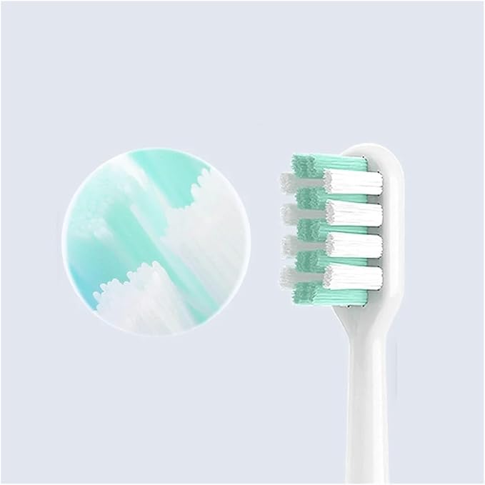 Compatible for Dr-Bei C1/C2/E0/S7 Bet-c01 Electric Toothbrush Replacement Heads Deep Cleaning Soft Bristle Nozzles4/8/16pcs(8 Cleaning Type)