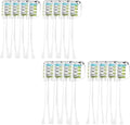 16Pcs Replacement Brush Heads Compatible for SOOCAS X3 X1 X5 Electric Toothbrush Bristle Sealed Packed(White16)