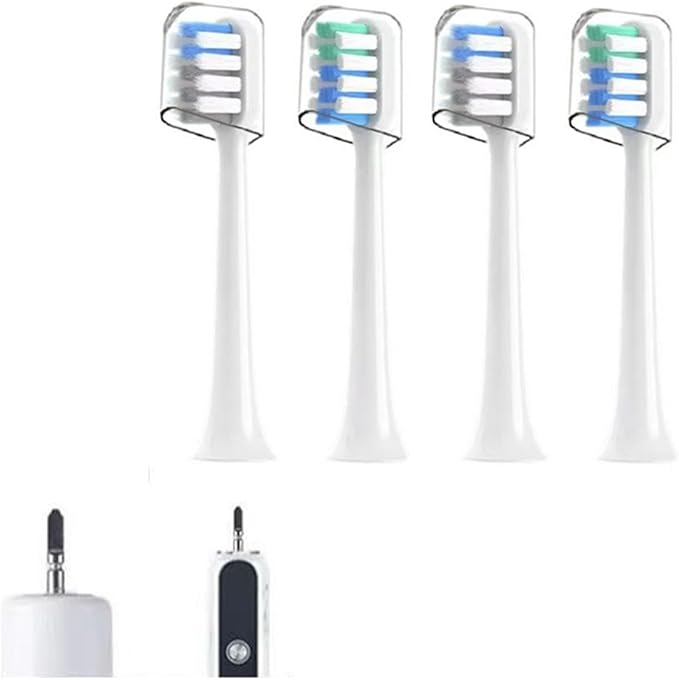 Compatible for 16PCS C1/C2/C3/E0/E3/E5/S7/S03 Tooth Brush Replacement Head Bristle Nozzle Vacuum
