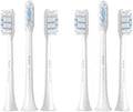 Compatible with Xiaomi Mijia T301 T302 Smart Electric Toothbrush Heads(6 pcs White)