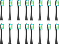 16pcs Replacement Brush HeadsCompatible for X PRO/ Z1/ F1/ One/Air 2 /SE Deep Cleaning Nozzles Soft Vacuum Bristle(Black)