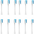 Replacement Brush Heads Soft Bristle Clean Nozzles Compatible for X/X PRO/ Z1/ F1/ One/Air 2 /SE Sonic Electric Toothbrush(12White Blue)