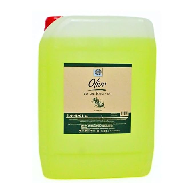 Olive Blossom Shower Gel – 1.3 Gallon Body Wash | Paraben-Free Gluten-Free | Premium Body Wash for Hotels SPAs Vacation Rentals &amp Home Essentials
