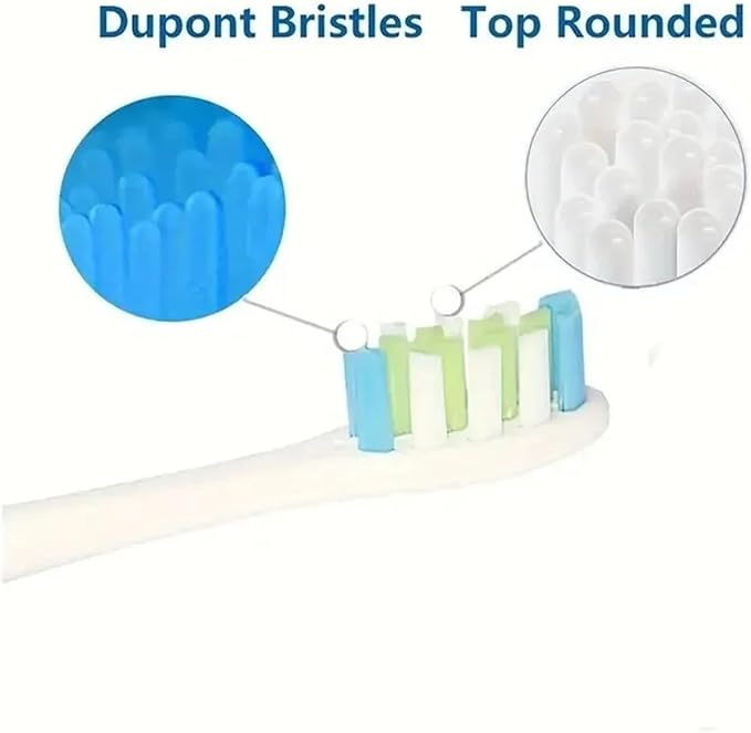 Soft Bristle Replacement HeadsCompatible for Oclean One/Air 2/SE/P5 Electric Toothbrushes(3pcs)