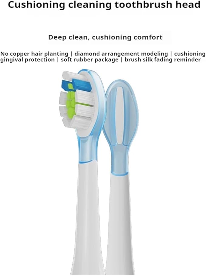 Replacement Toothbrush HeadsCompatible for Sonicare Electric Brush Head 1100 2100 4100 5100 5300 6100 7500(4C1)