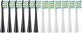 Replacement Brush Heads Soft Bristle Clean Nozzles Compatible for X/X PRO/ Z1/ F1/ One/Air 2 /SE Sonic Electric Toothbrush(6Black6White)