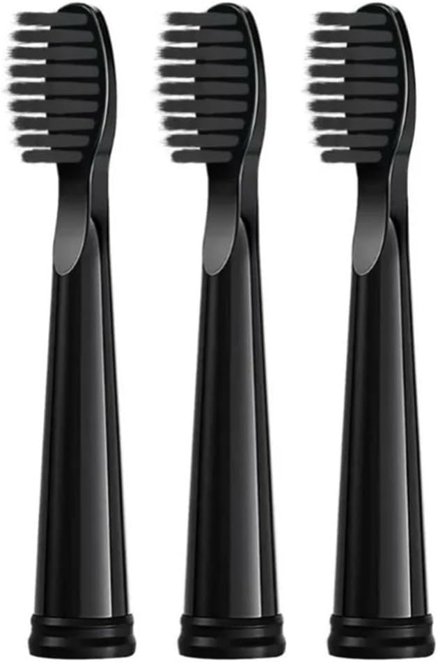 Compatible for Seago Replacement Toothbrush Heads SG-575/507B/508/551/958/908/909/917/610/659/719/910/548/2303 Electric(3 Black Care(Soft))
