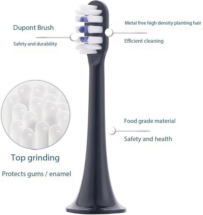 for T700/MES604 Electric Toothbrush Heads(White B)