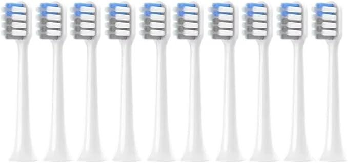 5/10PCS Toothbrushes Head Compatible for XIAOMI MIJIA T200 Soft Bristle Deep Cleaning Sonic Electric Toothbrush Nozzles(Ivory)