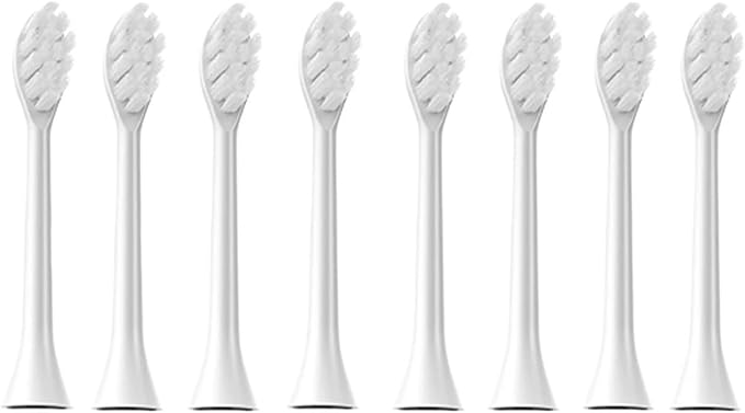 Replacement Toothbrush Head for S6 Electric(8 White Brush Head)