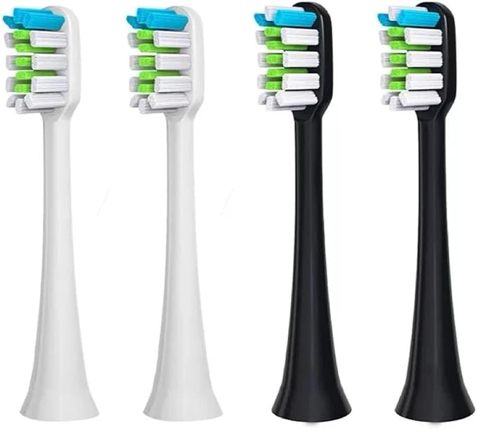 Replacement Toothbrush Head for Electric SN903/SNK01/SN601/SN801/ST903/ST901/ST905/ST802/SN-P1(16black Whitening)