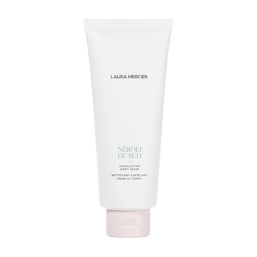 Laura Mercier Exfoliating Body Wash Strawberry Seed and Sugar Scrub-Infused Exfoliator Removes Impurities Helps to Improve Uneven Skin Tone Elasticity and Circulation