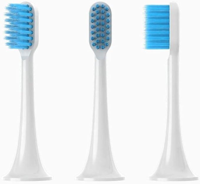 Replacement Brush Heads Compatible for T300 T500 T700 Electric Toothbrush Nozzles with Dust Cover Sealed Package Soft Bristle(12pcs)