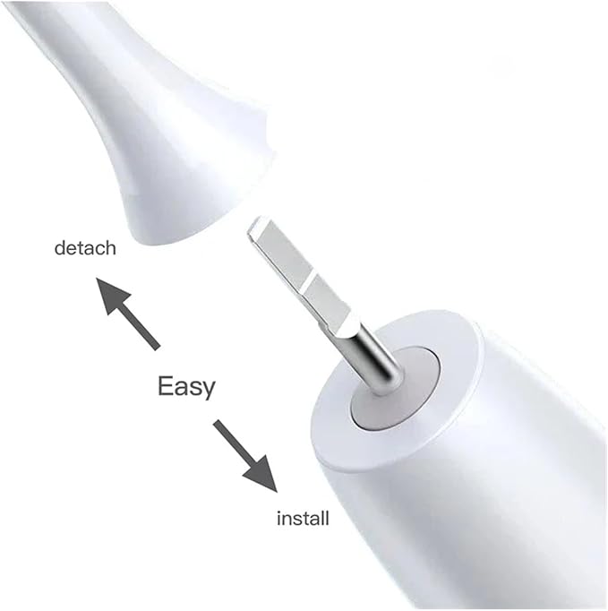 Sonic Electric Toothbrush HeadsCompatible for Xiaomi SOOCAS X3 X5 X3U X1 V1 V2 Replacement Nozzles with Anti-dust Cap(3Black 4Pink)