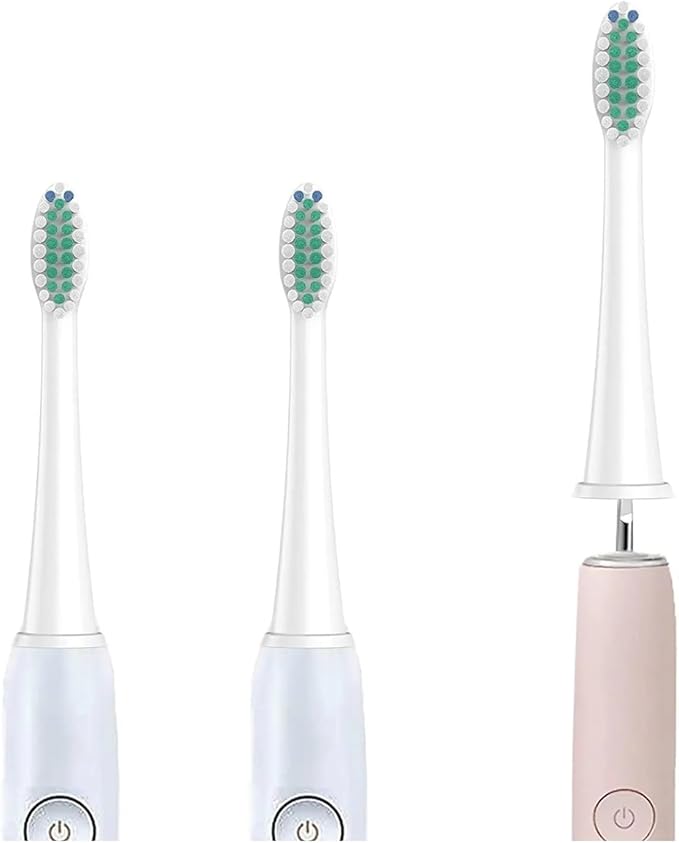 Replacement Toothbrush Heads Compatible for Phili Sonic Care Electric Handles(12pcs White)