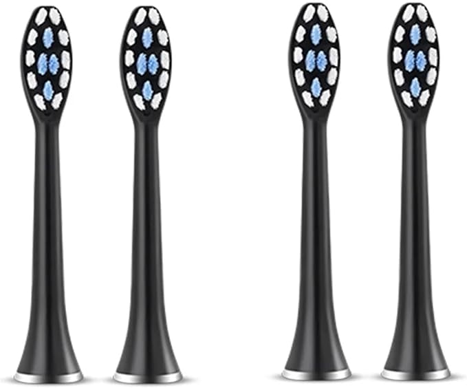 Compatible for SUBORT S7 Brush Heads Electric Toothbrush Replacement(4 Pink Brush Head)