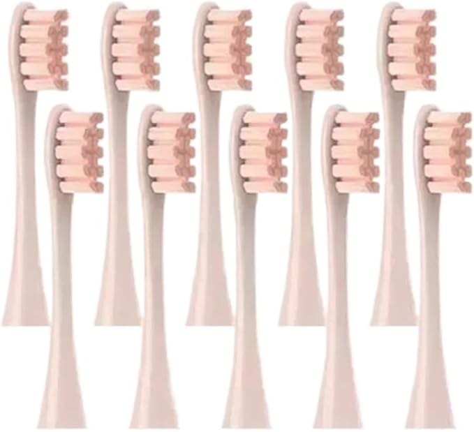 Compatible for Oclean One/ Air2 /SE/X/X PRO/ Z1/ F1 Sonic Electric Toothbrush Head 10 Pcs Replaceable Brush with Independent Package(10 Pink)