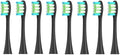 4/8/12/16 Pcs Replacement Toothbrush Heads Compatible with Oclean X/X PRO/ Z1/ F1/ One/Air 2/ SE Sonic Electric Toothbrush Dupont Bristle(8 Pcs Black)