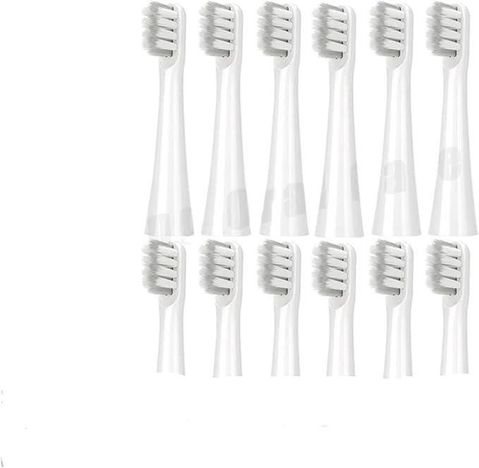 Toothbrush Brush Head Compatible for EX3 SO White Electric PINJING Soft Bristles Deep Cleaning Nozzles(6PCS)