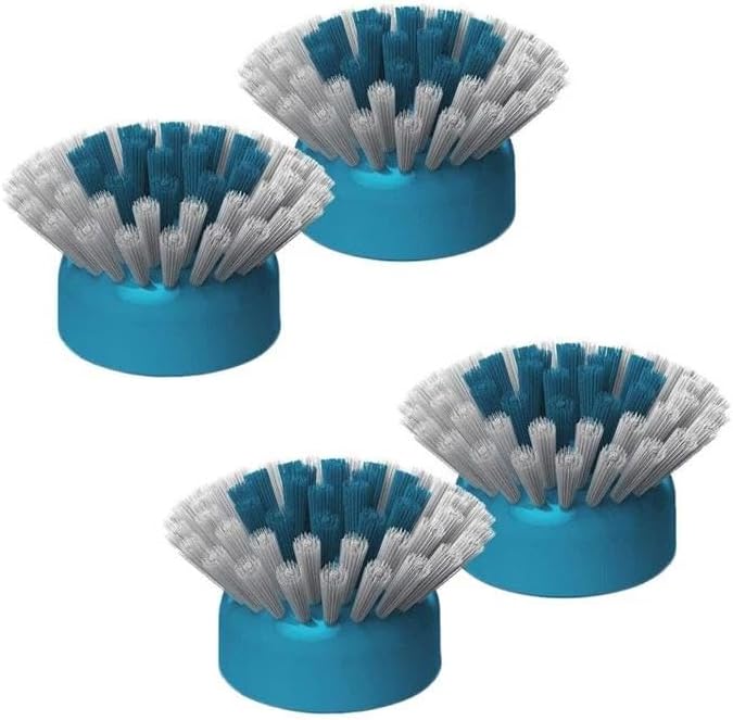 for Black and Decker BHPC100A Grimebuster Bristle Brush Replacement Heads 4 Pack Compatible with BHPC100A 4 Pack.