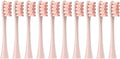 10PCS Replacement Brush Heads Compatible for Oclean Flow/X/X PRO/F1 Electric Toothbrush Head A(Pink)