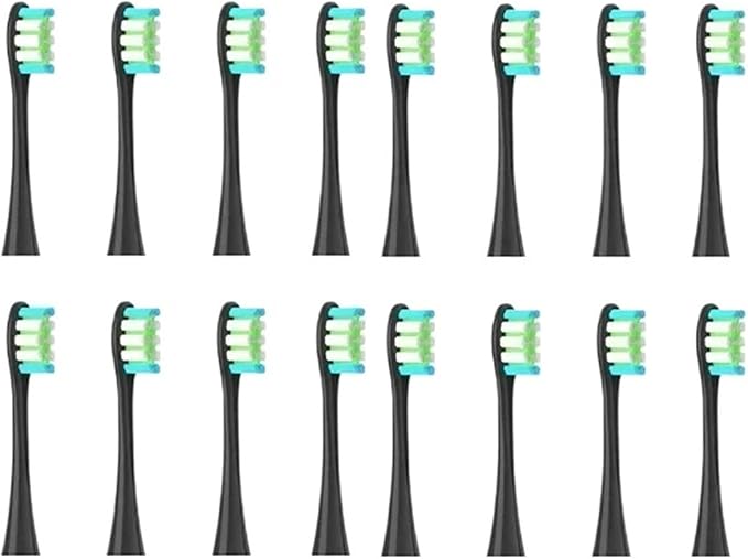 Replacement Brush Heads Compatible for X/X PRO/Air 2 /SE / Z1/ F1 Deep Cleaning Nozzles Soft Vacuum Bristle(16pcs Black)