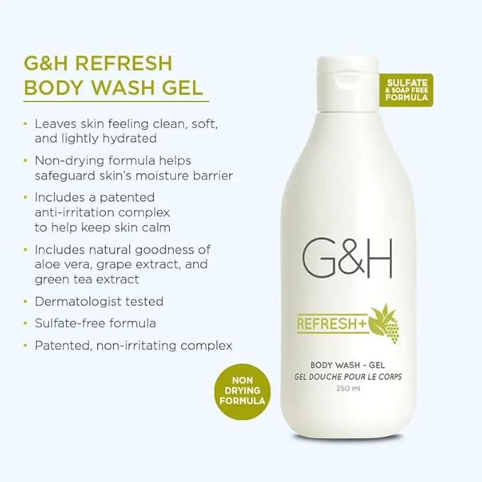 FTG&amph Refresh+ Body Wash Gel 250ml