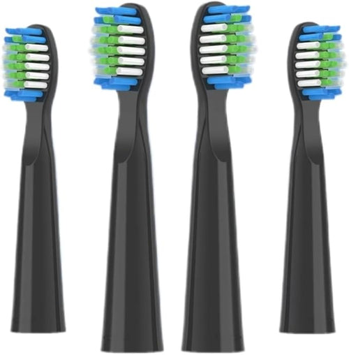 10PCS Compatible for Fairywill FW-E11 E10 E6 D7S Electric Toothbrush Replacement Brush Heads(10PCS White)