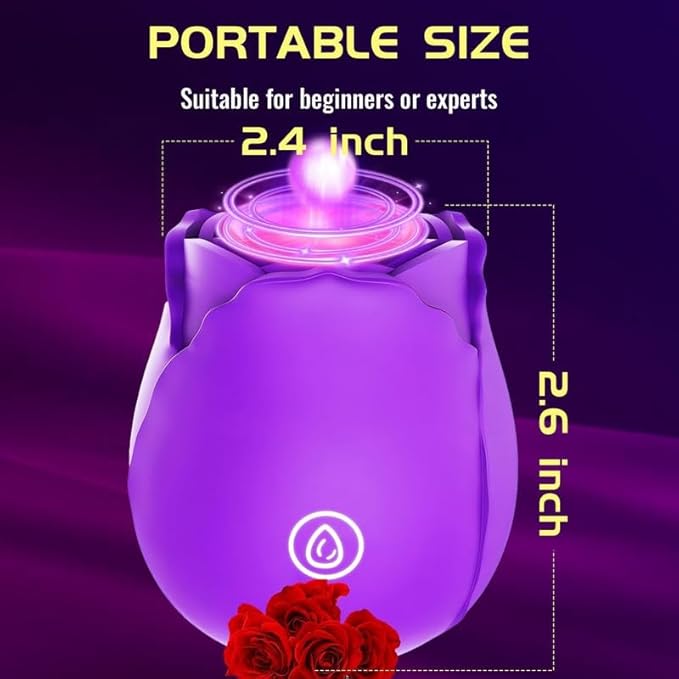 2026 Newly Portable Vibrating Massager -Clitioral Sucker Relaxes Muscles Viboators Toy 10 Modes Couples - for Body and Back Foot Silent Personal for Sports Massage Adult Tools Relaxation XJH-Purple50