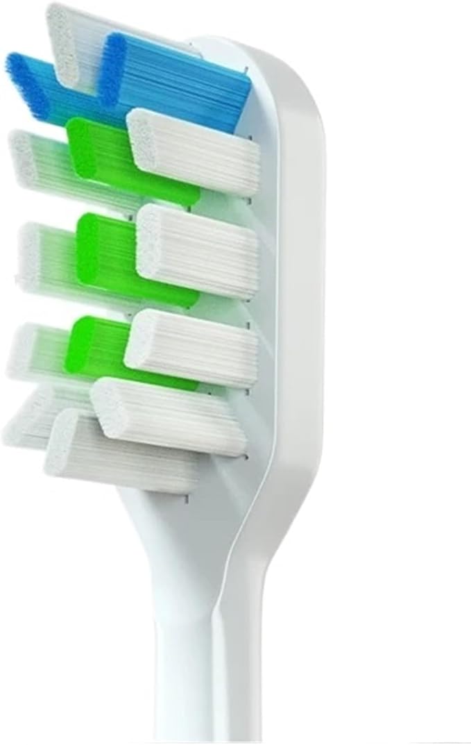 4-16Pcs Replacement Brush HeadsCompatible for SOOCAS X3/X3U/X5 Clean Soft Sonic Electric Toothbrush(16BlackBlue)